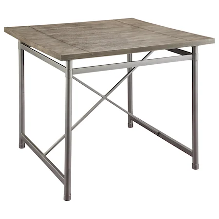 Counter Height Table in Gray Oak and Sandy Gray